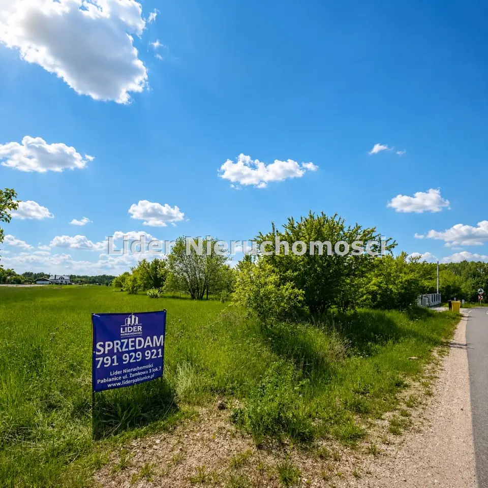Działka budowlana 1 280 m², Chechło Pierwsze