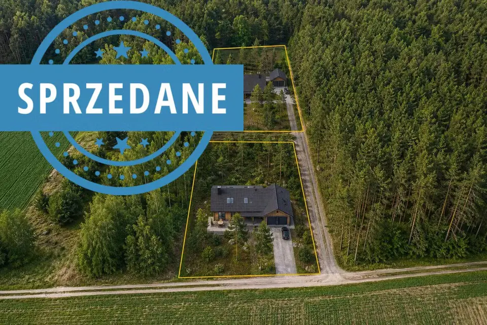 Działka budowlana 1 450 m², Kąty-Miąski