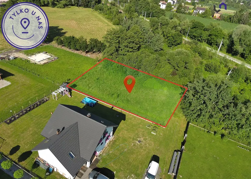 Działka budowlana 928 m², Mnich