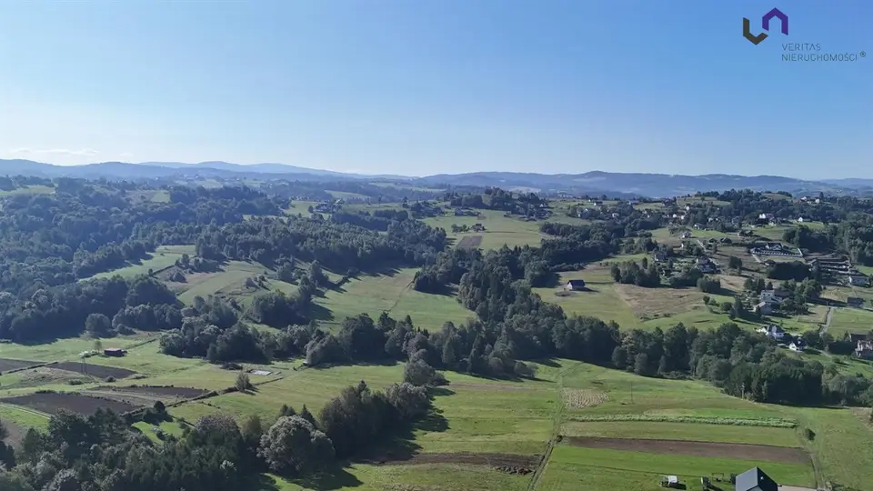 Działka budowlana 2 400 m², Istebna