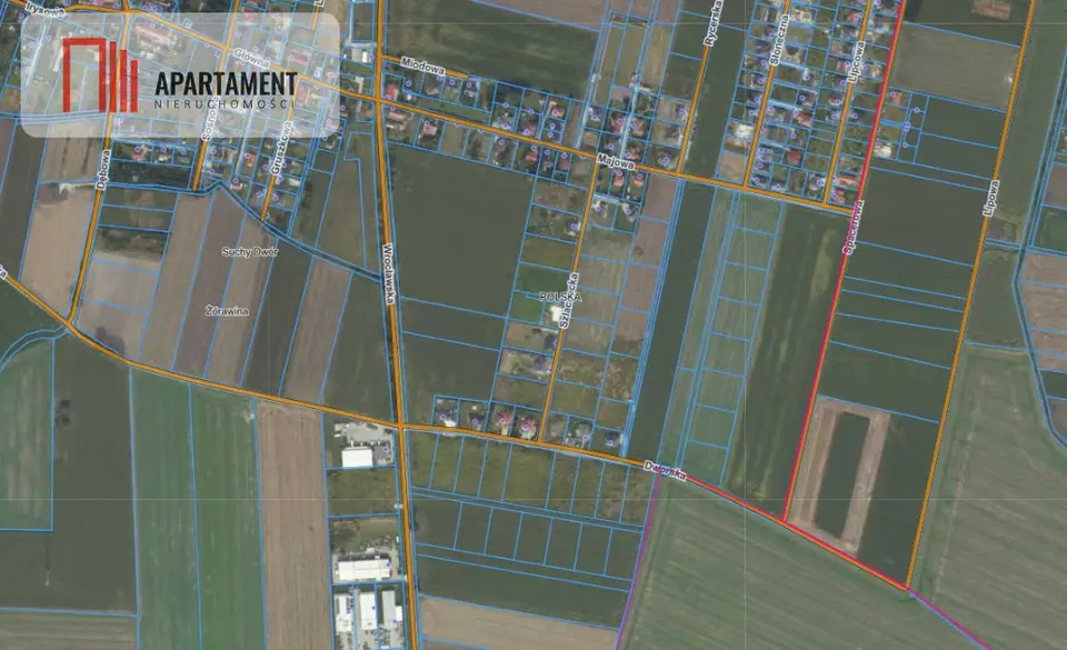 Działka budowlana 3 000 m², Suchy Dwór