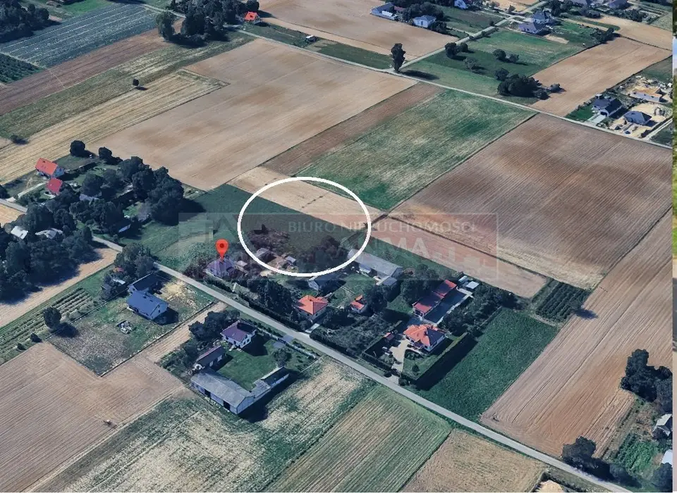 Działka budowlana 1 800 m², Sieprawice