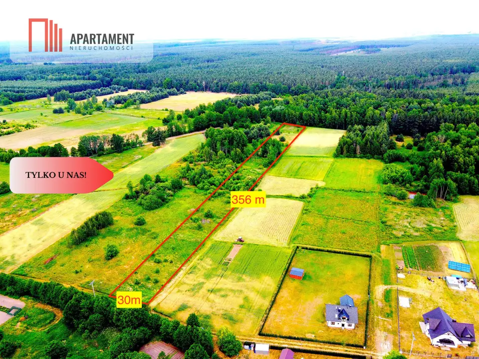 Działka budowlana i leśna 1,07 ha, Skoroszów
