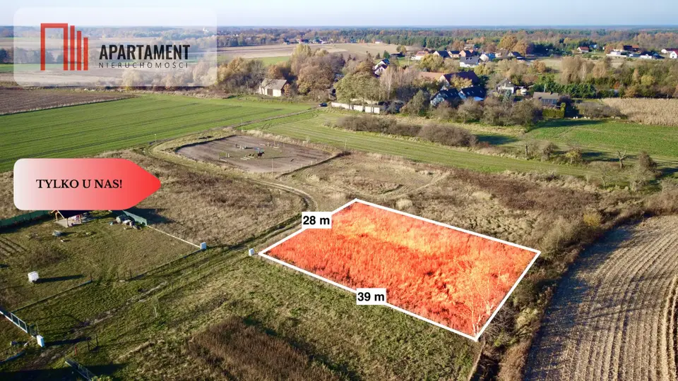 Działka budowlana i leśna 1 085 m², Kałowice