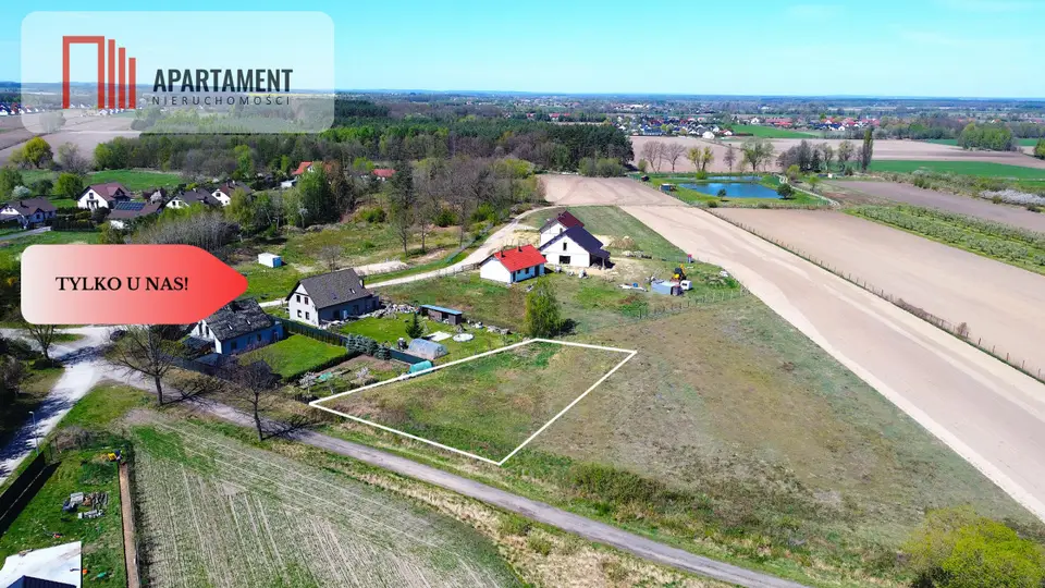 Działka budowlana 1 199 m², Kobylice