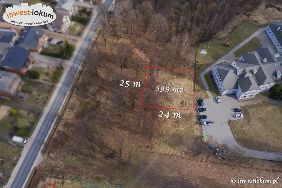 Działka budowlana 599 m², Braciejówka