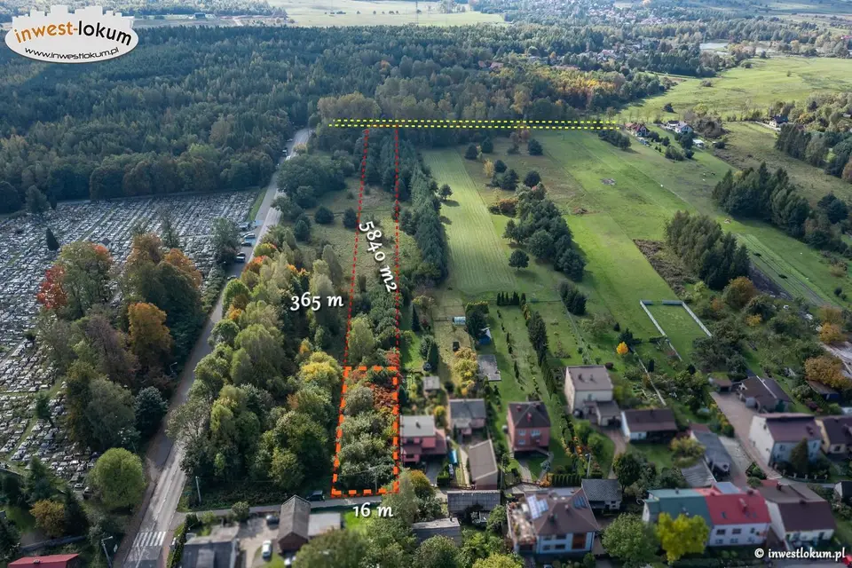 Działka budowlana i rolna 5 840 m², Bolesław