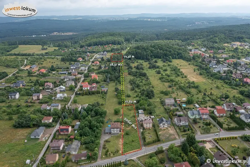 Działka budowlana 4 050 m², Klucze