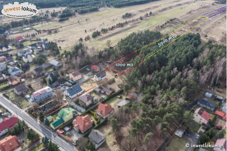 Działka budowlana i rolna 6 900 m², Witeradów