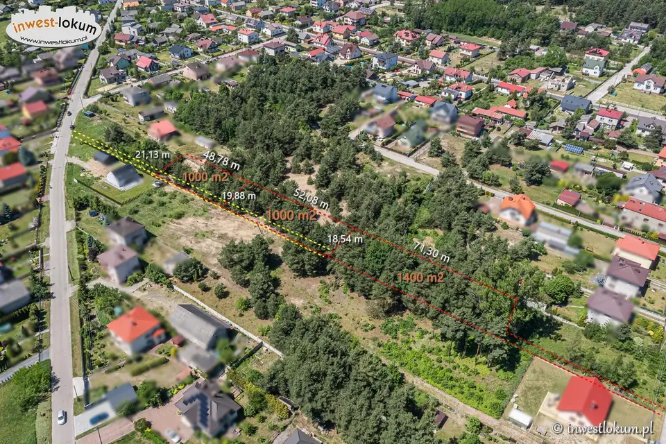 Działka budowlana 1 000 m², Rodaki