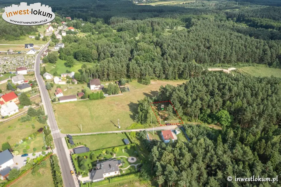 Działka budowlana 825 m², Cieślin