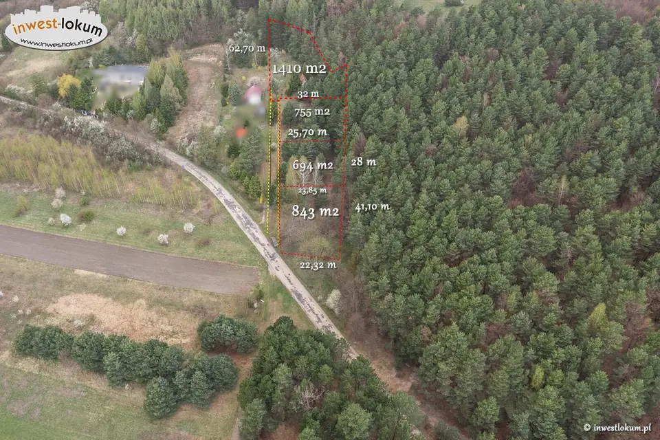Działka budowlana 694 m², Rodaki