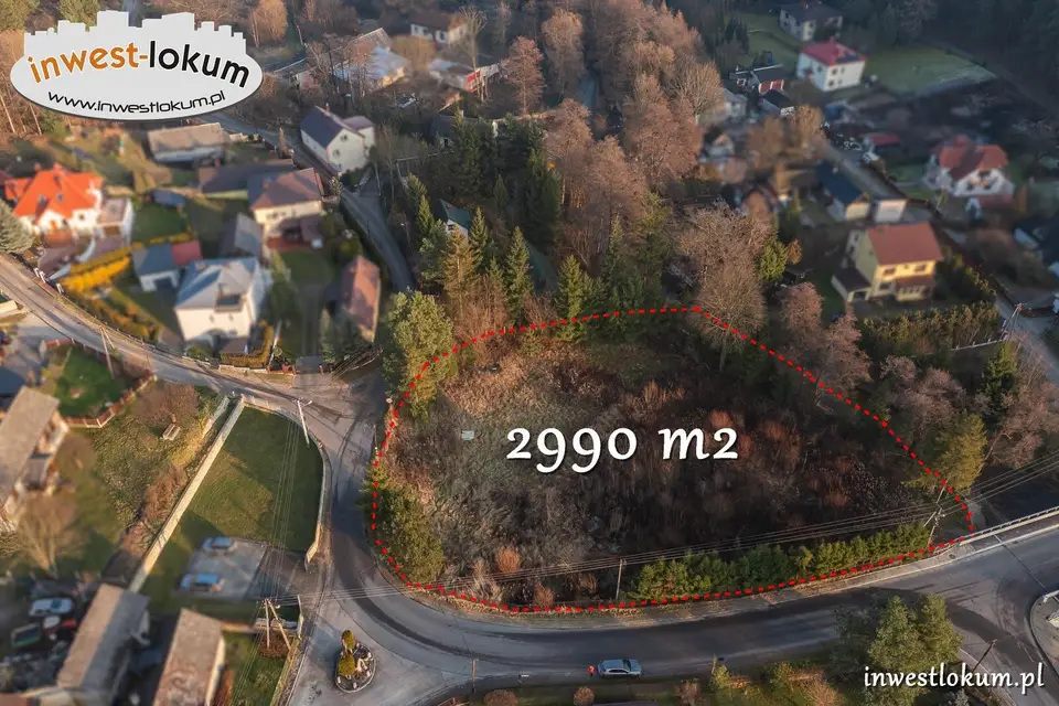 Działka budowlana 2 990 m², Golczowice