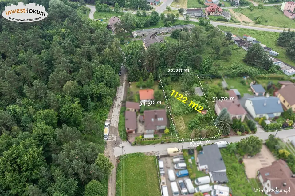 Działka budowlana 1 122 m², Olkusz