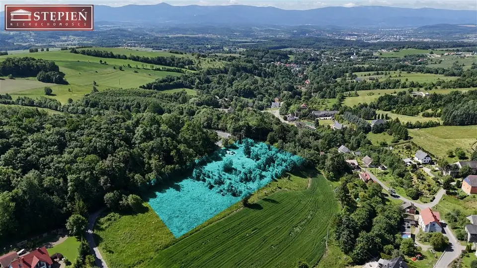 Działka budowlana 7 514 m², Dziwiszów