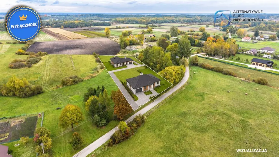 Działka budowlana i rolna 6 944 m², Zastawie