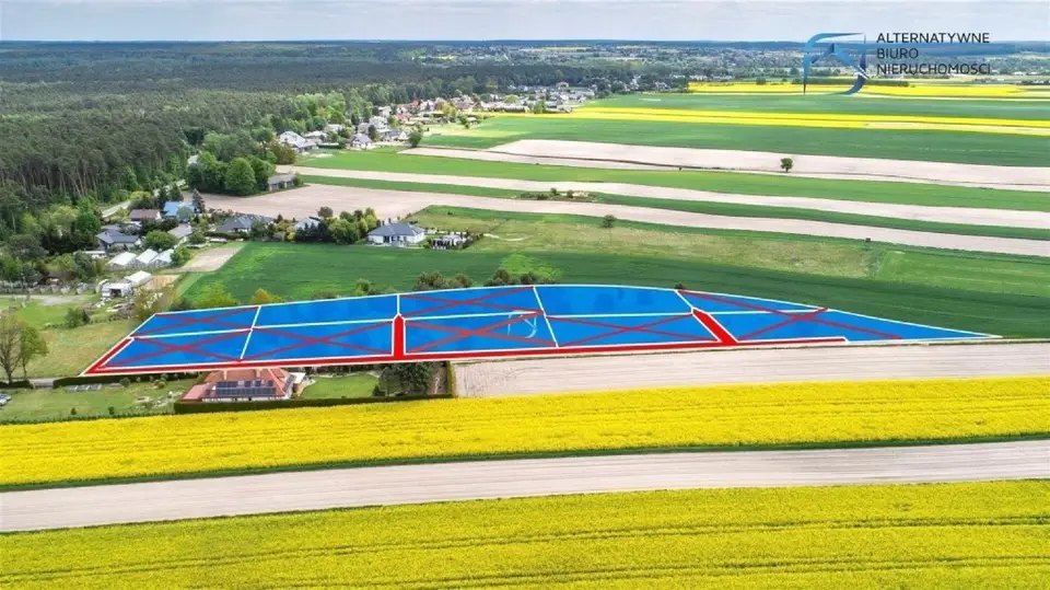 Działka budowlana 800 m², Krężnica Jara