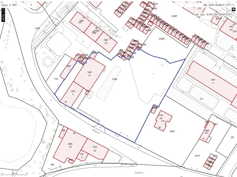Działka inwestycyjna 4 000 m², Świebodzice