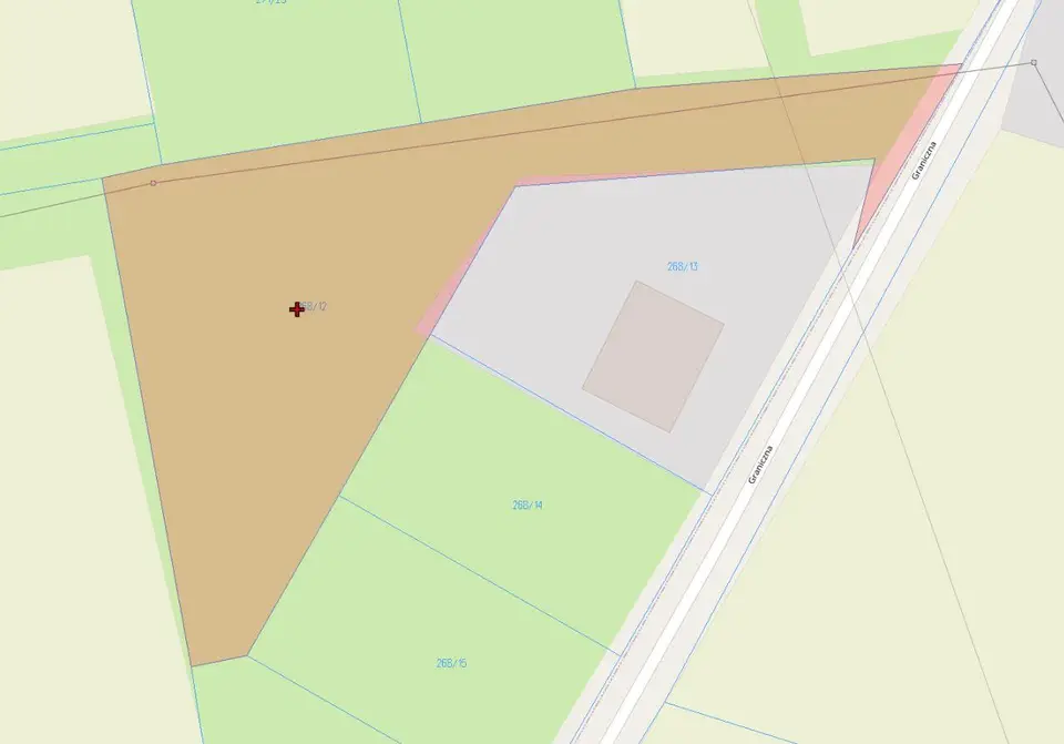 Działka budowlana 2 811 m², Pogwizdów