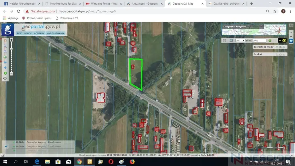 Działka inwestycyjna 2 400 m², Zbuczyn