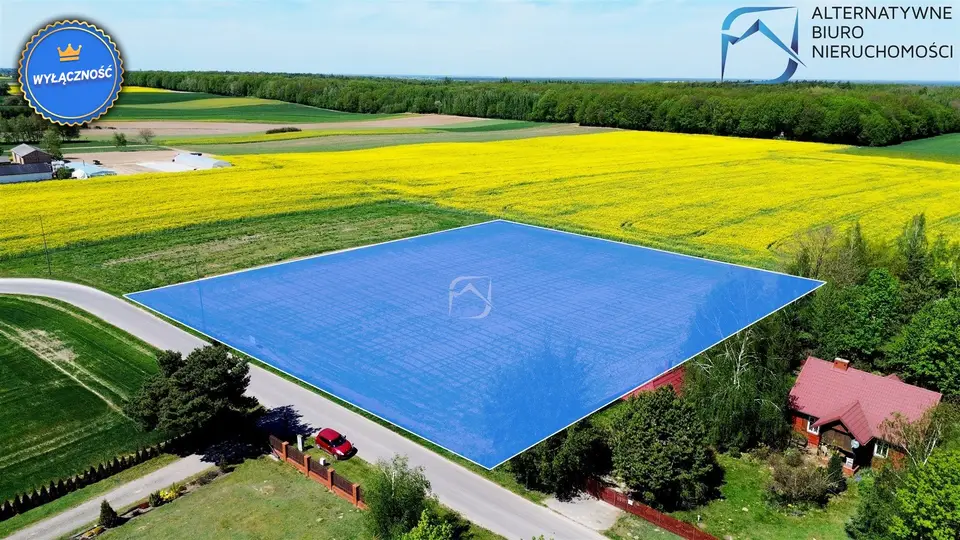 Działka budowlana 5 531 m², Smugi