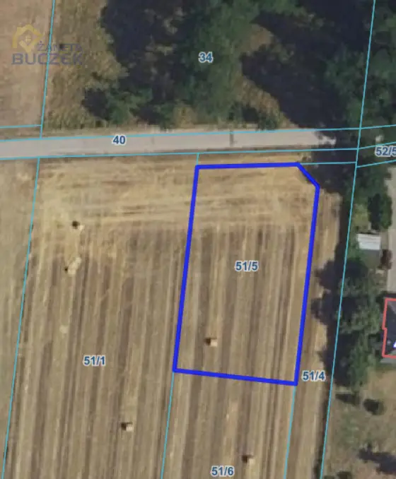 Działka budowlana i inwestycyjna 1 256 m², Maszna