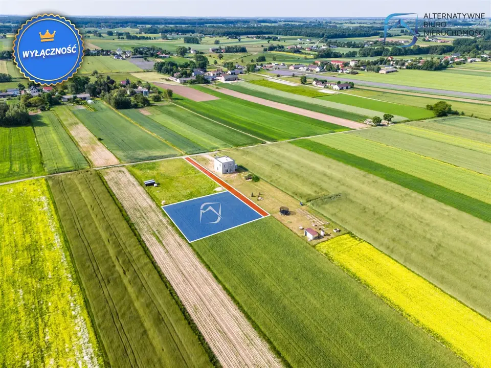Działka budowlana 1 120 m², Krasienin-Kolonia
