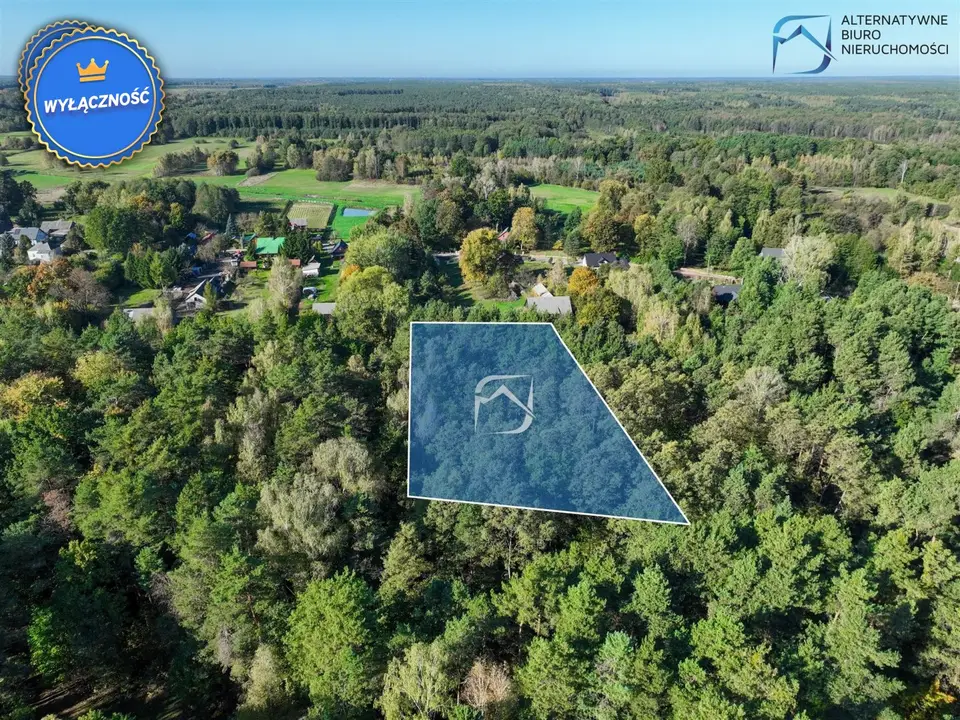 Działka budowlana, rolna i leśna 2 100 m², Bójki