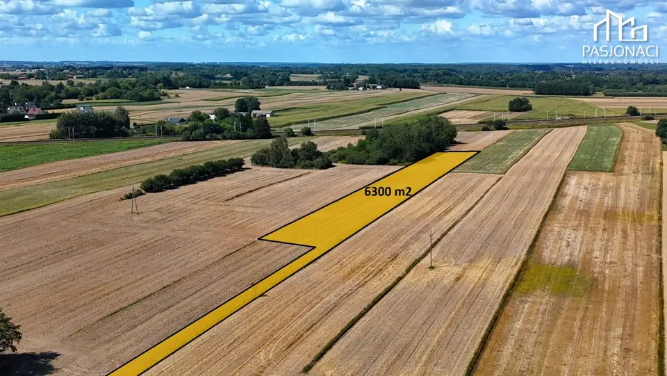 Działka rolna 6 300 m², Miłocin