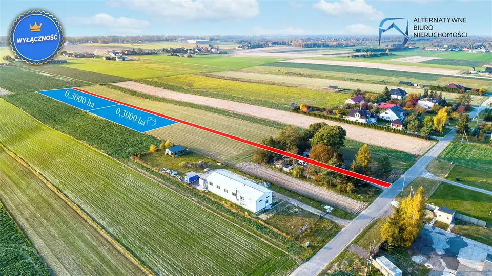 Działka rolna 3 000 m², Rudka Kozłowiecka