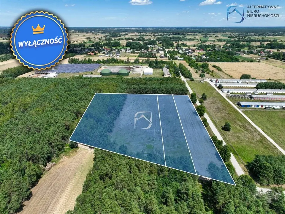 Działka inwestycyjna 2,34 ha, Przypisówka