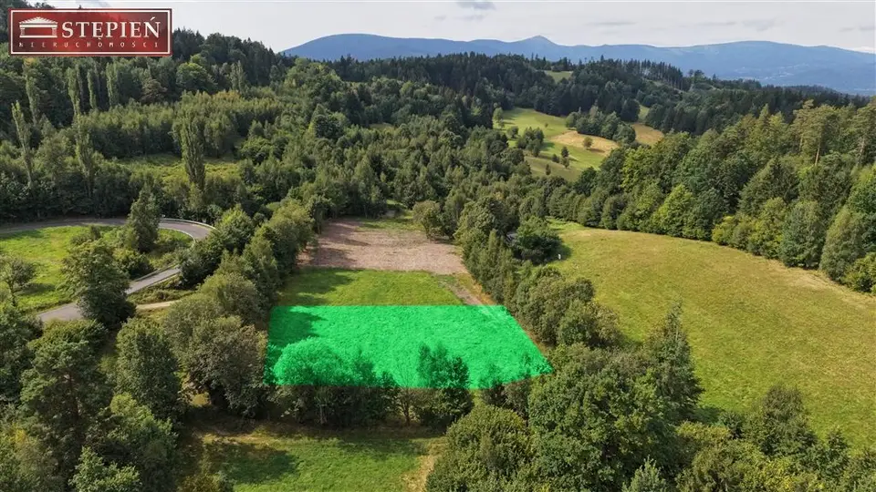 Działka budowlana 1 986 m², Gruszków