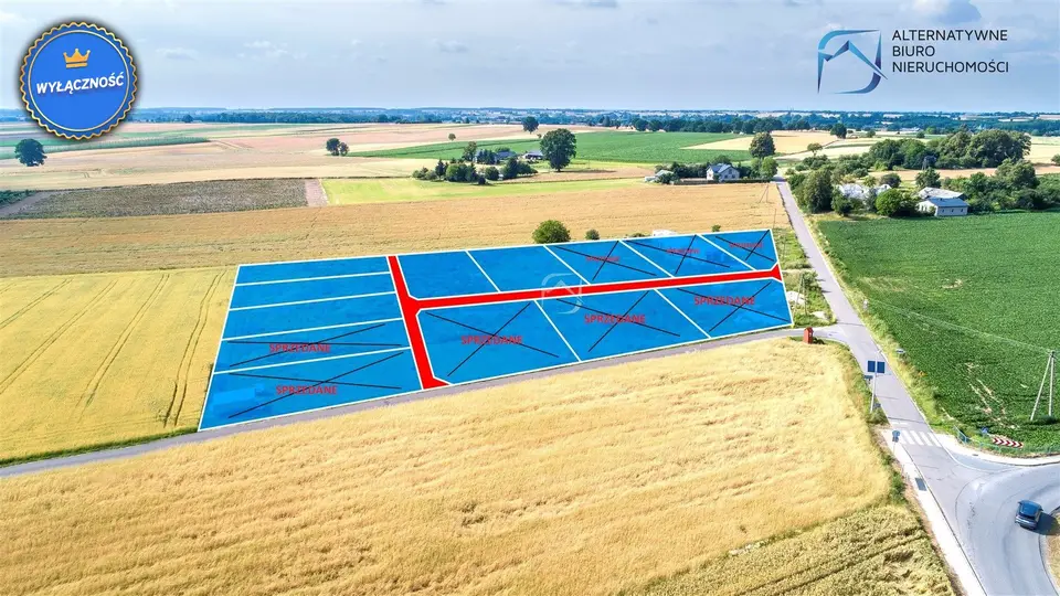 Działka budowlana i inwestycyjna 1 000 m², Tomaszowice Wieś