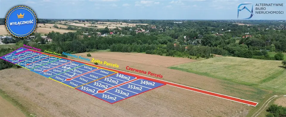 Działka rolna 350 m², Panieńszczyzna
