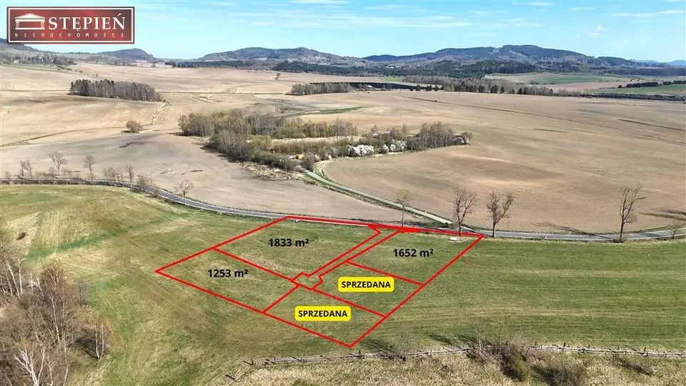 Działka budowlana 1 253 m², Ciechanowice