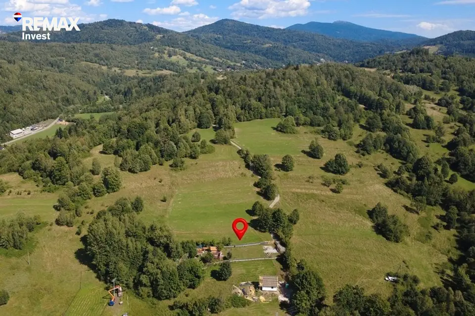 Działka budowlana 1 284 m², Korbielów
