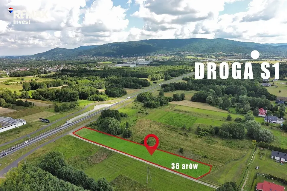 Działka inwestycyjna 3 603 m², Buczkowice