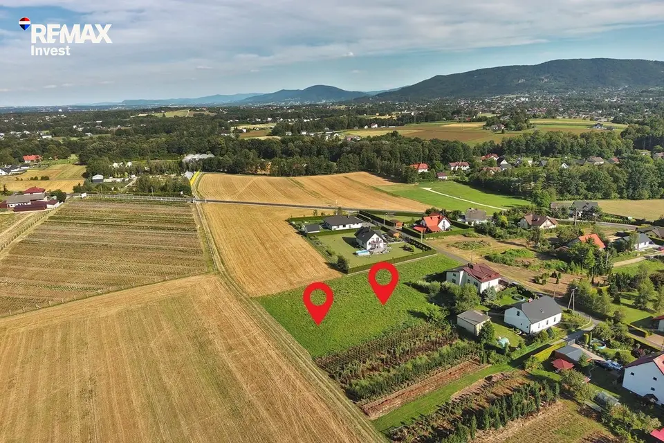 Działka budowlana 2 232 m², Pisarzowice