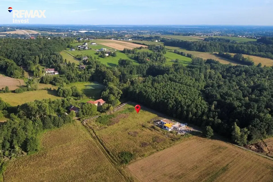 Działka budowlana 2 438 m², Międzyrzecze Górne