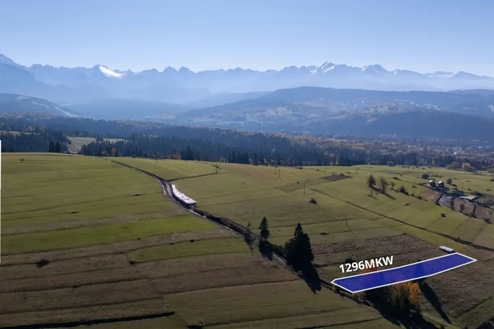 Działka rolna 1 296 m², Rzepiska