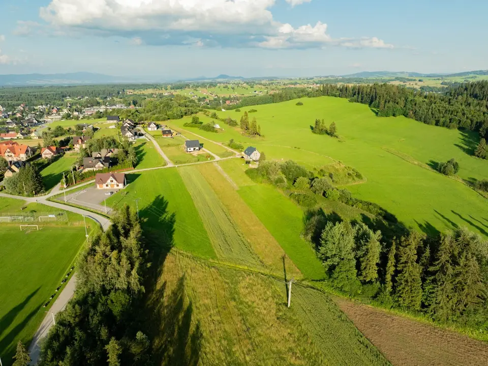 Działka budowlana 2 000 m², Zaskale