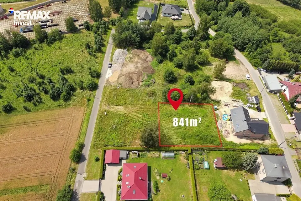 Działka budowlana 841 m², Mikołów, Podlesie