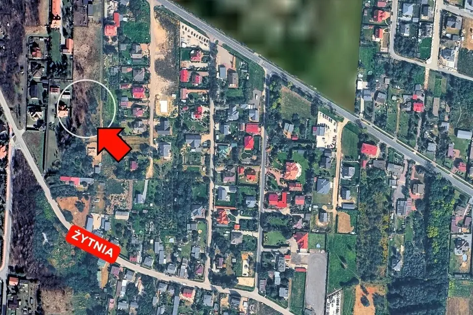 Działka budowlana 1 387 m², Wola Łaska