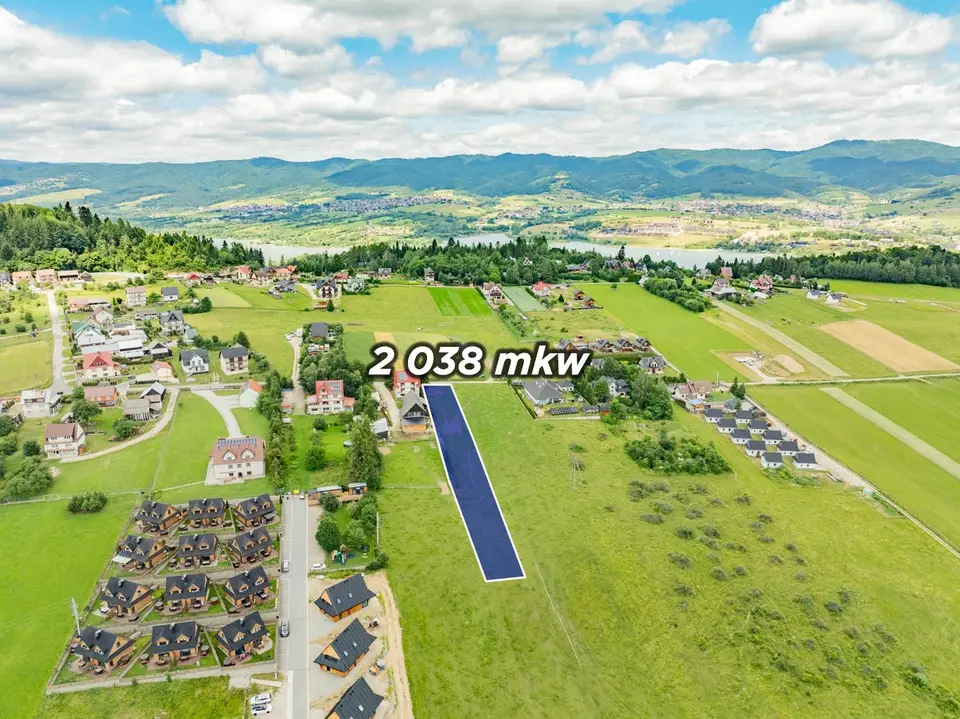 Działka budowlana 2 038 m², Falsztyn