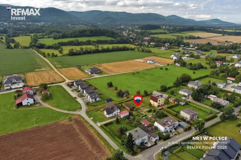 Działka budowlana 990 m², Jaworze