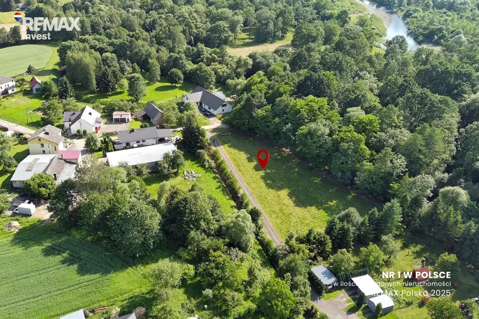 Działka budowlana 1 378 m², Kęty