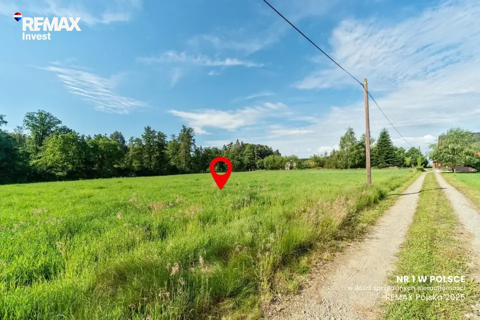 Działka budowlana 2 168 m², Kończyce Wielkie