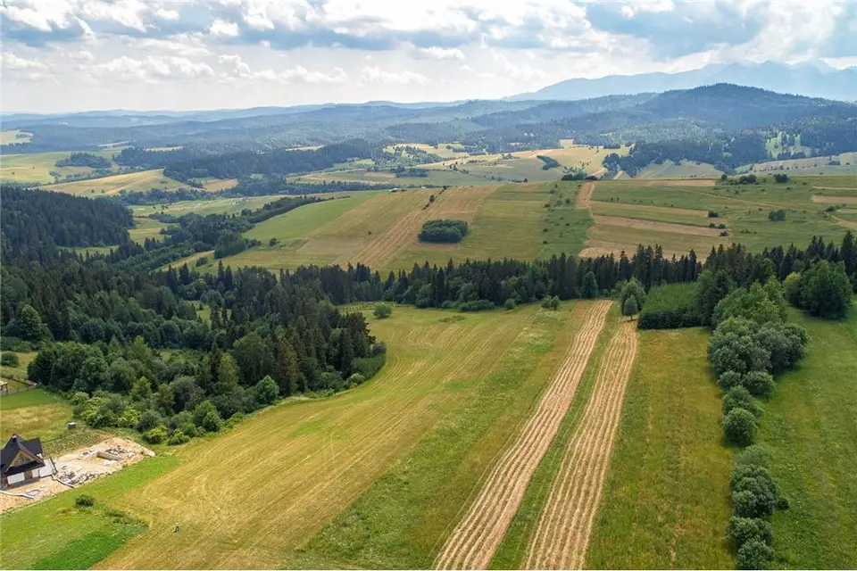 Działka budowlana 3 047 m², Łapsze Wyżne