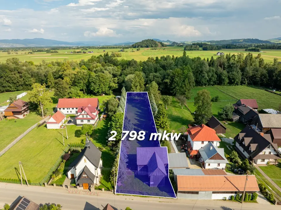 Działka budowlana 2 798 m², Gronków