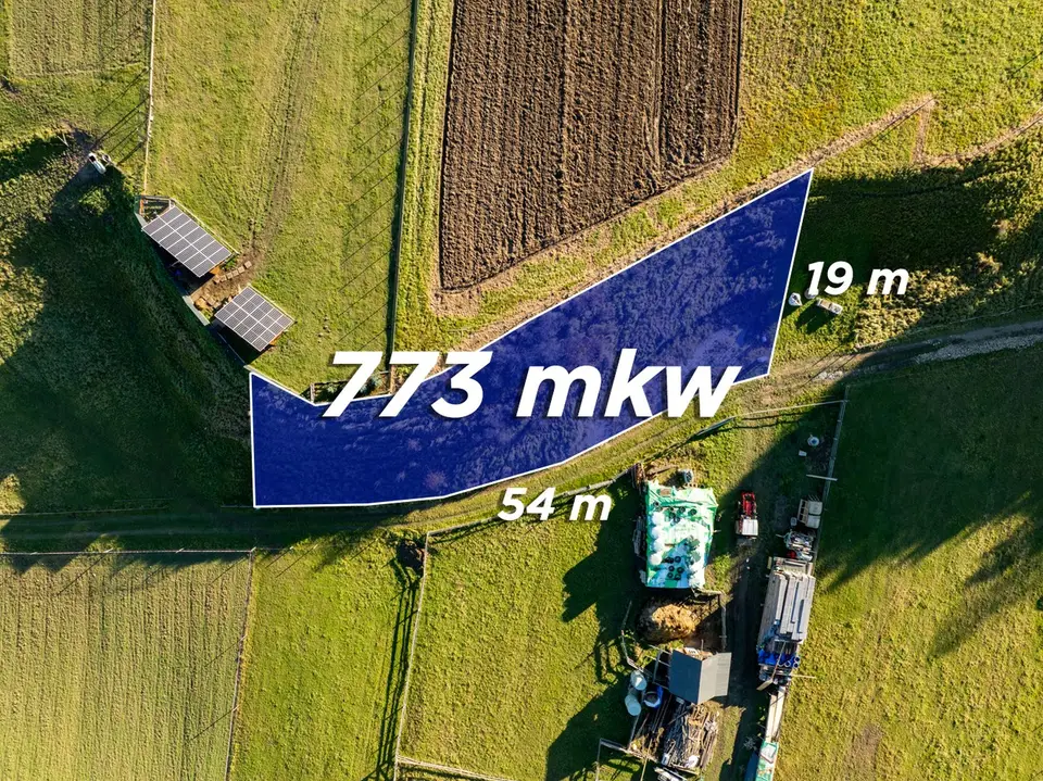 Działka budowlana 773 m², Niedzica